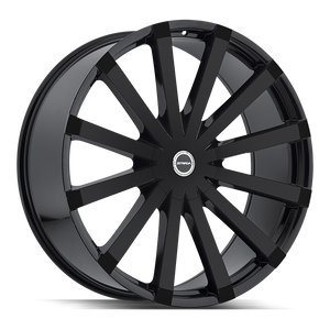 20x8.5 Strada Wheels Gabbia 5x100 24 ET 74.1 hub - All Gloss Black