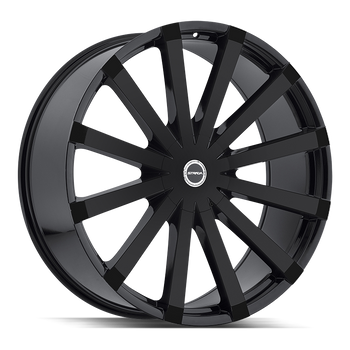 20x8.5 Strada Wheels Gabbia 5x100 24 ET 74.1 hub - All Gloss Black