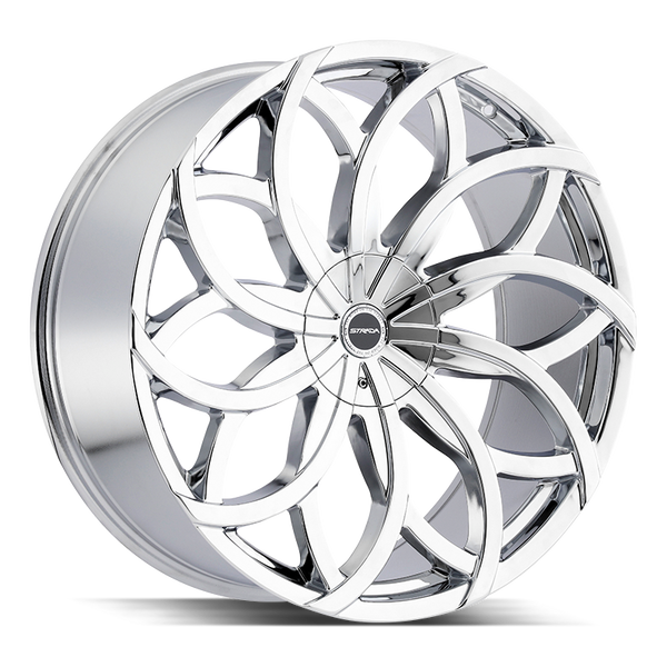 22x9.5 Strada Wheels Huracan 5x115 15 ET 74.1 hub - Chrome