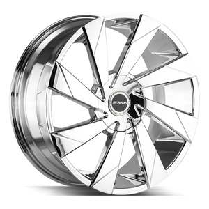 20x8.5 Strada Wheels Moto 5x112 35 ET 74.1 hub - Chrome