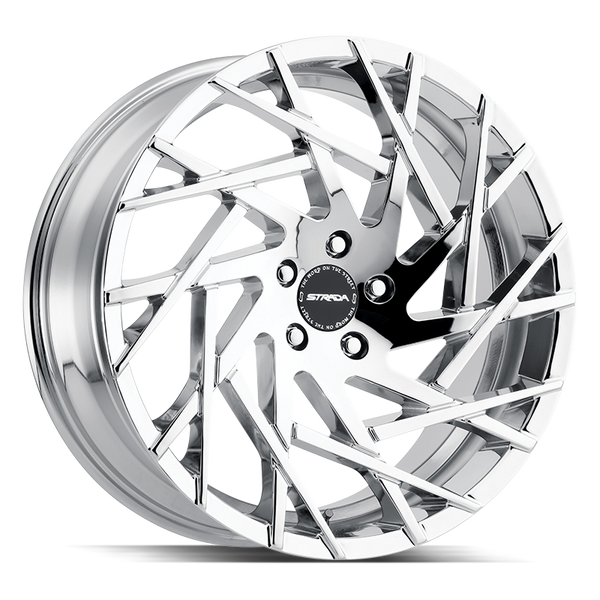 24x9.5 Strada Wheels Nido 5x115 15 ET 72.6 hub - Chrome