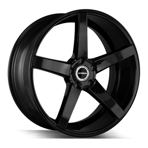 20x9.5 Strada Wheels Perfetto 5x114.3 15 ET 72.6 hub - Stealth Black