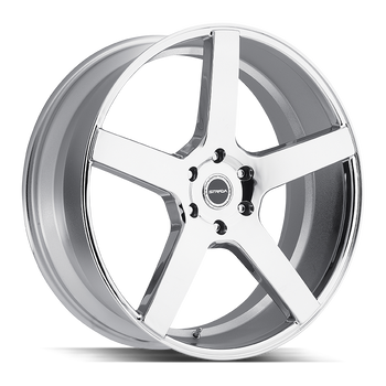 20x8.5 Strada Wheels Perfetto 5x120 24 ET 72.6 hub - Chrome