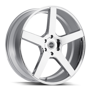 22x8.5 Strada Wheels Perfetto 5x112 25 ET 72.6 hub - Chrome