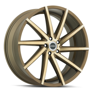 22x9 Strada Wheels Sega 5x115 30 ET 72.6 hub - Bronze