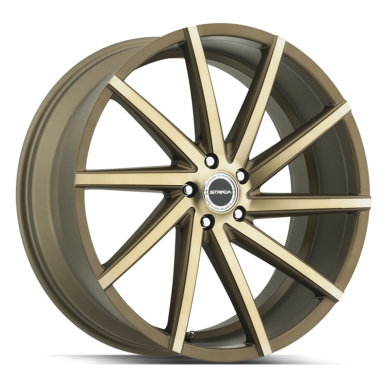 22x9 Strada Wheels Sega 5x115 30 ET 72.6 hub - Bronze