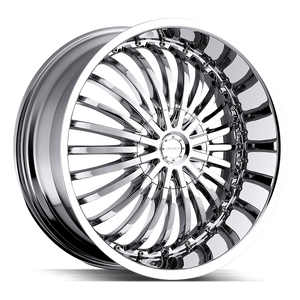 20x8 Strada Wheels Spina 5x100 35 ET 74.1 hub - Chrome