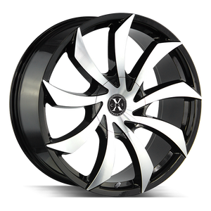 26x10 Xcess Wheels X01 6x135 26 ET 87.1 hub - Gloss Black Machined