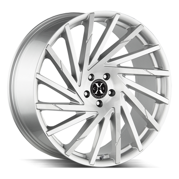 22x9 Xcess Wheels X02 6x139.7 24 ET 87.1 hub - Brushed Face Silver