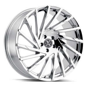 20x8.5 Xcess Wheels X02 5x114.3 35 ET 72.6 hub - Chrome