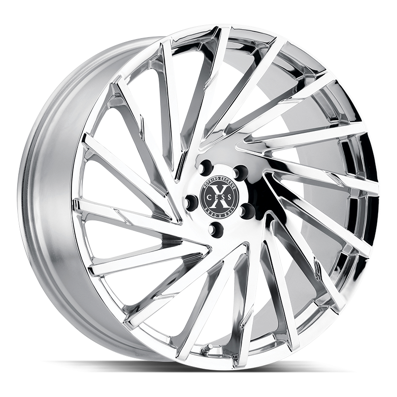 20x8.5 Xcess Wheels X02 5x114.3 35 ET 72.6 hub - Chrome