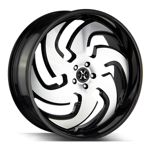 22x9 Xcess Wheels X03 6x139.7 24 ET 87.1 hub - Gloss Black Machined