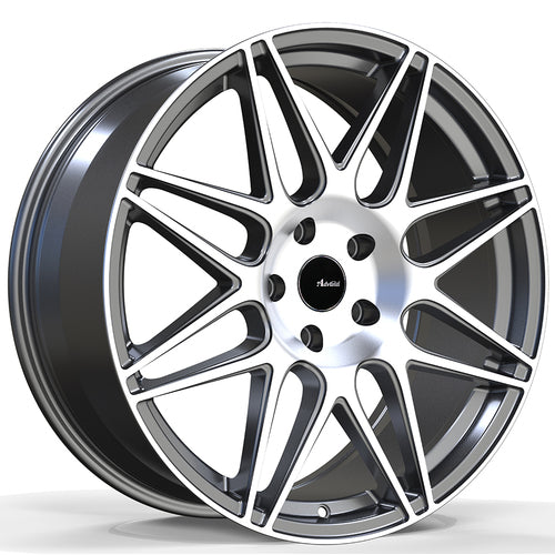 20x9 Advanti Racing Wheels 88MG Classe 5x112 +35 Offset 66.60 Hub Matte Grey