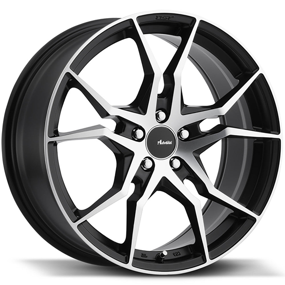 20x9 Advanti Racing Wheels 93MB Hydra 5x120 +45 Offset 74.1 Hub Matte Black