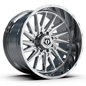 24x12 TIS Wheels 547C 6x135 -44 Offset 87.1 Hub Chrome