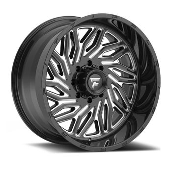 24x12 Fittipaldi Offroad Wheels FTC13BM 8x170 -44 Offset 125.2 Hub Black Milled