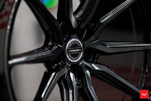 Staggered full Set - (2) 20x9 Vossen HF-3 Gloss Black (Hybrid Forged) (2) 20x10 Vossen HF-3 Gloss Black (Hybrid Forged)