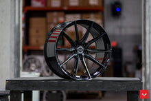 Staggered full Set - (2) 20x9 Vossen HF-3 Gloss Black (Hybrid Forged) (2) 20x10 Vossen HF-3 Gloss Black (Hybrid Forged)