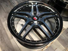 Roderick Wheel RW2 Cinque Staggered Set Black/Polished for Mercedes E Class W212 - Open Box
