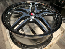 Roderick Wheel RW2 Cinque Staggered Set Black/Polished for Mercedes E Class W212 - Open Box