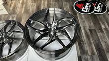 VS Forged VS20 19x8.5 ET33 / 20x11 ET45 5x120 Staggered Set Brushed Titanium  - Open Box