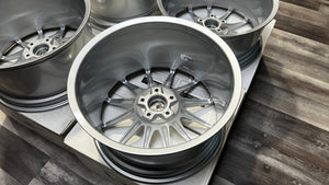 MRR GF6 SILVER 20'' SQUARE CONCAVE WHEELS FOR AUDI A5 S5 A7 S7 - Open Box