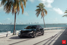 Staggered full Set - (2) 20x8.5 Vossen HF-5 Gloss Black (Hybrid Forged) (2) 20x10 Vossen HF-5 Gloss Black (Hybrid Forged)