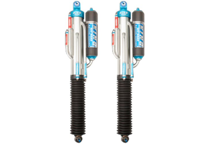 King 3.0 Adjustable Finned Remote Reservoir 4-Tube Bypass Rear Shocks (2017-2020 Ford F-150 Raptor) Rear PAIR