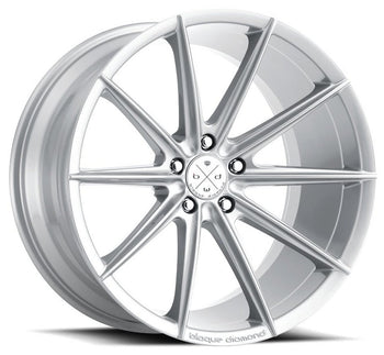 20x10 Blaque Diamond BD-11 Gloss Silver