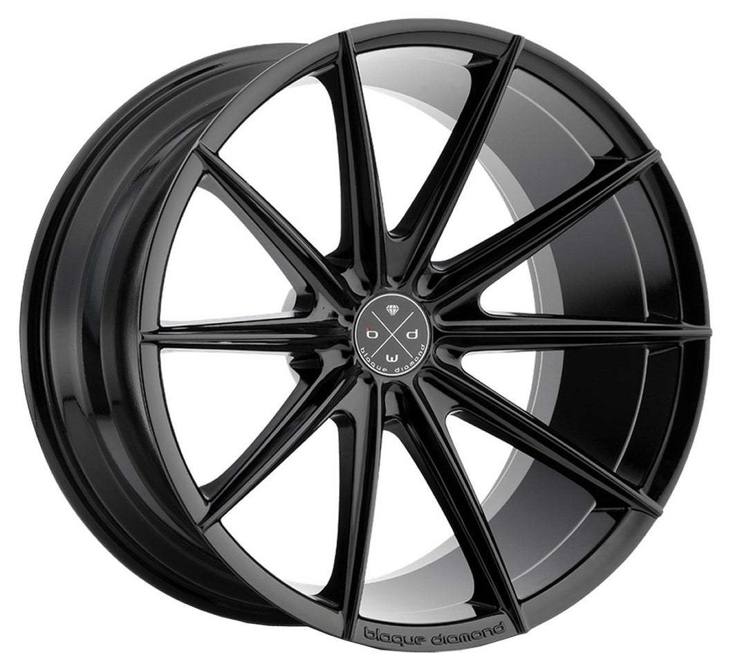 22x10.5 Blaque Diamond BD-11 Gloss Black