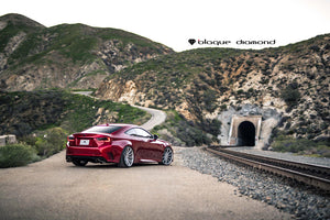 Staggered full Set - (2) 20x9 Blaque Diamond BD-11 Gloss Silver (2) 20x10 Blaque Diamond BD-11 Gloss Silver