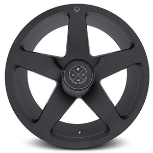 Staggered full Set - (2) 24x9 Blaque Diamond BD-15 Gloss Black (2) 24x10 Blaque Diamond BD-15 Gloss Black