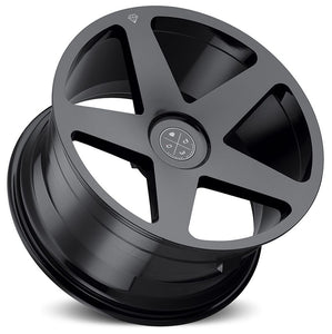 Staggered full Set - (2) 24x9 Blaque Diamond BD-15 Gloss Black (2) 24x10 Blaque Diamond BD-15 Gloss Black