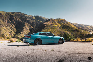 Staggered full Set - (2) 24x9 Blaque Diamond BD-15 Gloss Black (2) 24x10 Blaque Diamond BD-15 Gloss Black