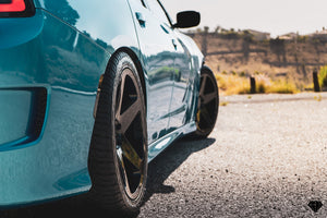 Staggered full Set - (2) 24x9 Blaque Diamond BD-15 Gloss Black (2) 24x10 Blaque Diamond BD-15 Gloss Black