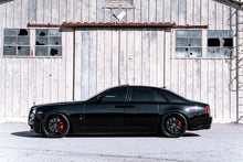 Staggered full Set - (2) 22x9 Blaque Diamond BD-17-5 Gloss Black (2) 22x10.5 Blaque Diamond BD-17-5 Gloss Black