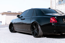 Staggered full Set - (2) 22x9 Blaque Diamond BD-17-5 Gloss Black (2) 22x10.5 Blaque Diamond BD-17-5 Gloss Black