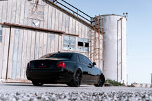 Staggered full Set - (2) 22x9 Blaque Diamond BD-17-5 Gloss Black (2) 22x10.5 Blaque Diamond BD-17-5 Gloss Black