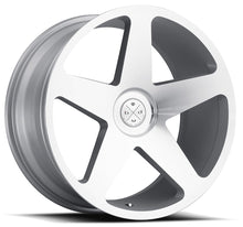 Staggered full Set - (2) 20x9 Blaque Diamond BD-15 Silver w/ Machined Face (2) 20x11 Blaque Diamond BD-15 Silver w/ Machined Face