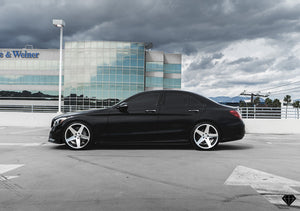 Staggered full Set - (2) 20x9 Blaque Diamond BD-15 Silver w/ Machined Face (2) 20x11 Blaque Diamond BD-15 Silver w/ Machined Face