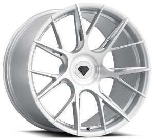 22x10.5 Blaque Diamond BD-F18 Brushed Silver