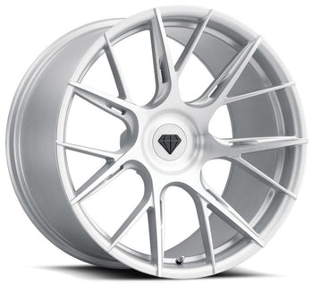 19x10 Blaque Diamond BD-F18 Brushed Silver