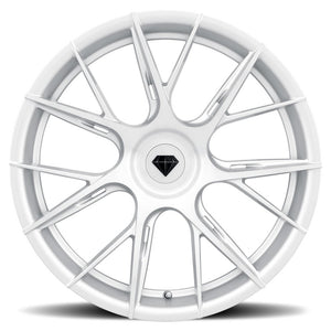 19x8.5 Blaque Diamond BD-F18 Brushed Silver