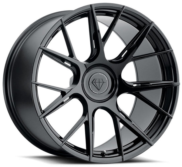 22x11 Blaque Diamond BD-F18 Gloss Black