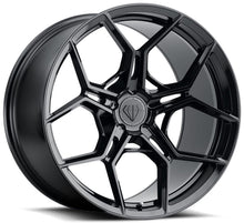Staggered full Set - (2) 22x10.5 Blaque Diamond BD-F25 Gloss Black (Flow Forged) (2) 22x12 Blaque Diamond BD-F25 Gloss Black (Flow Forged)