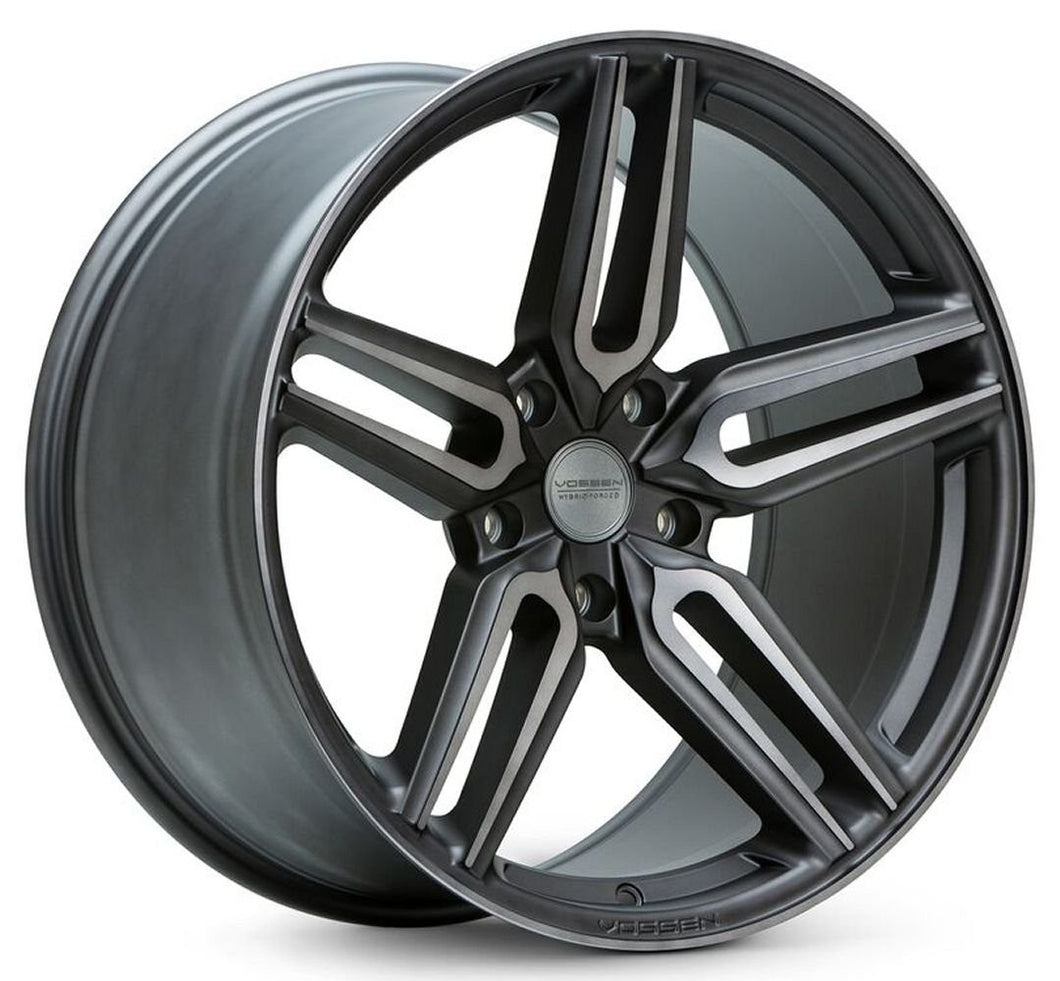 Staggered full Set - 20x9 Vossen HF-1 Tinted Matte Gunmetal 20x10.5 Vossen HF-1 Tinted Matte Gunmetal