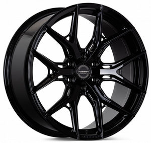 22x9.5 Vossen HF6-4 Gloss Black (Hybrid Forged)