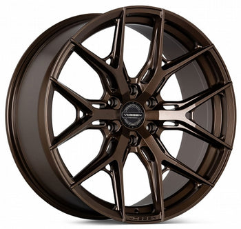 22x9.5 Vossen HF6-4 Satin Bronze (Hybrid Forged)