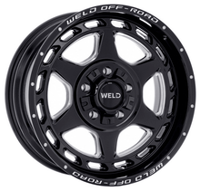 20x10 Weld Off-road Argon W123 Gloss Black Milled