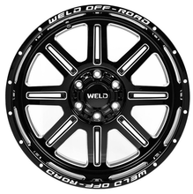 20x12 Weld Off-road Chasm W103 Gloss Black Milled